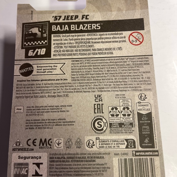 Hot Wheels 1957 JEEP FC BAJA BLAZERS 6/10 - Picture 9 of 9